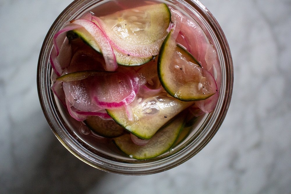 quick pickled red onions