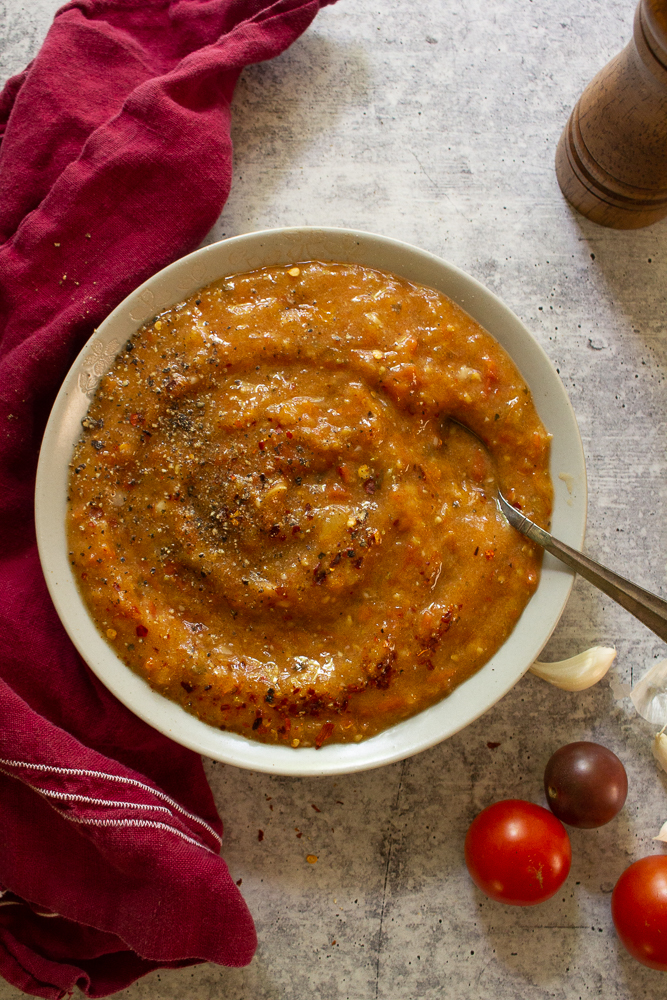 cherry tomato freezer sauce