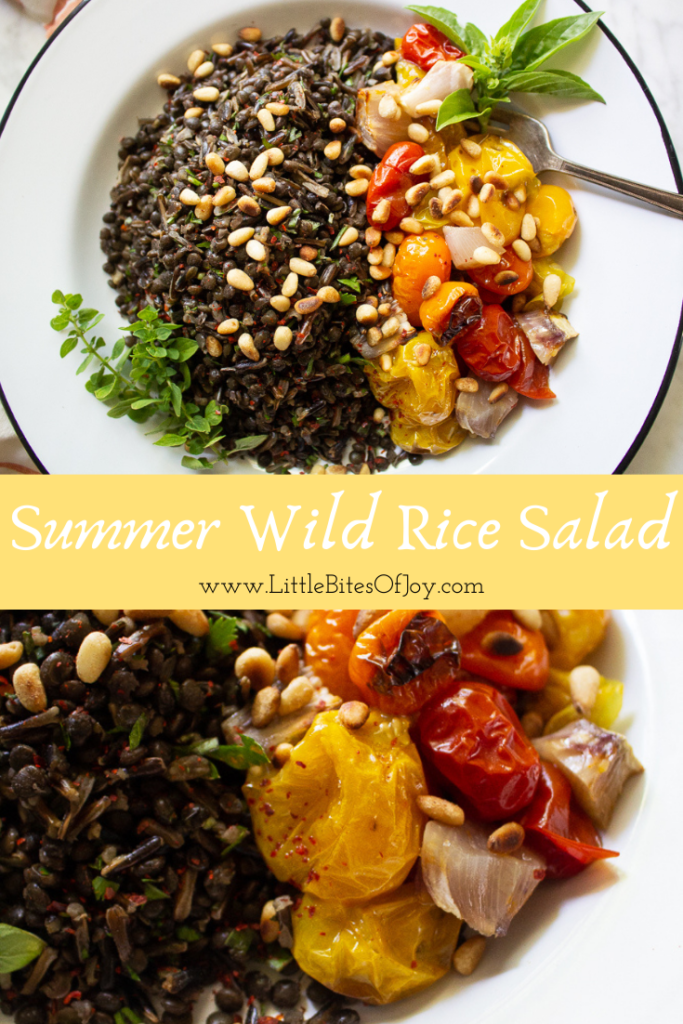 summer wild rice salad