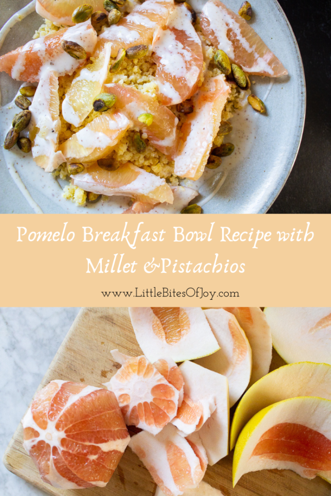 pomelo breakfast bowl