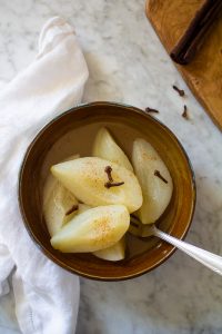romanian spiced pear compote