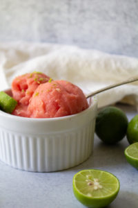 watermelon key lime sorbet