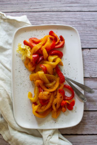roasted peppers salad (romanian style)