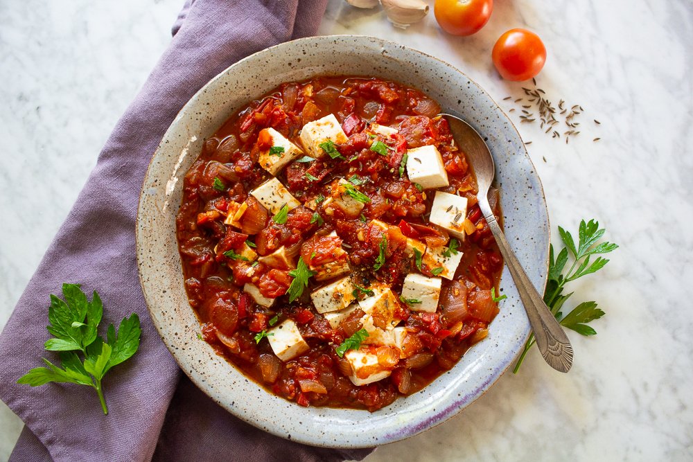 shakshuka with tofu