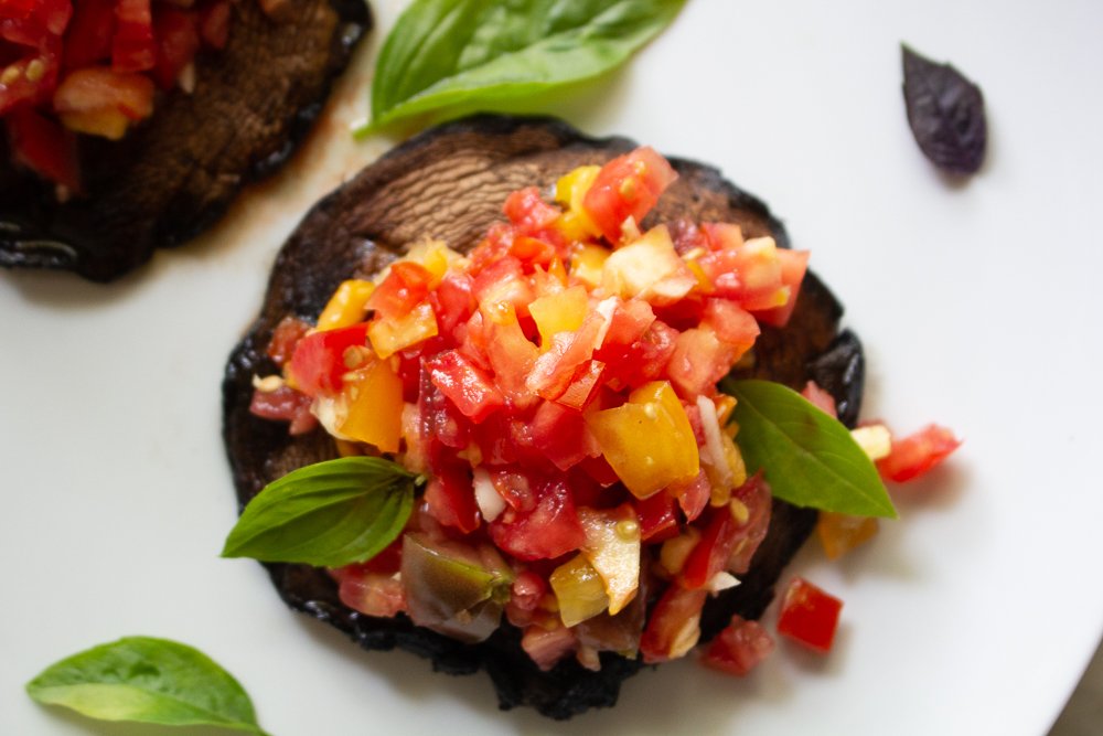portobello mushroom bruschetta