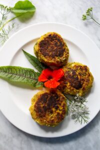 zucchini chickpea fritters